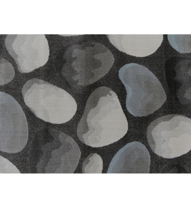 Szőnyeg, barna/szürke/kő minta, 133x190, MENGA