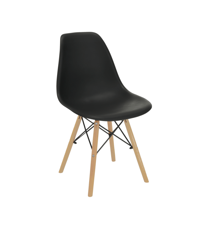 Modern szék, bükk+ fekete, CINKLA3 NEW