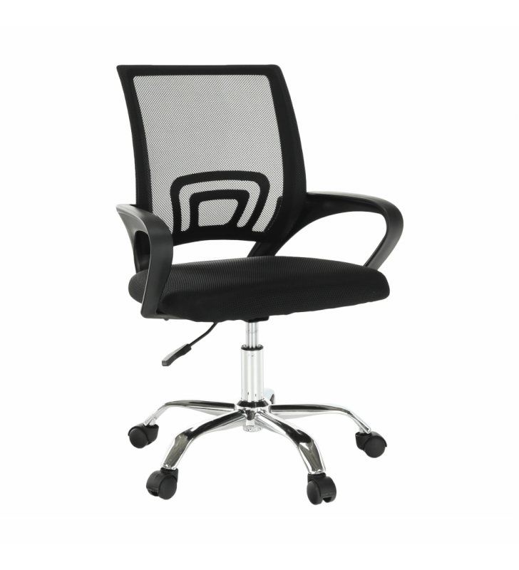 Irodai szék, háló fekete/fekete, DEX 2 NEW