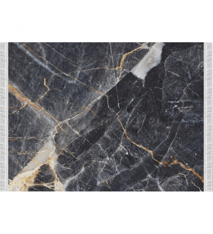 Szőnyeg, minta fekete márvány, 120x180, RENOX TYP 1