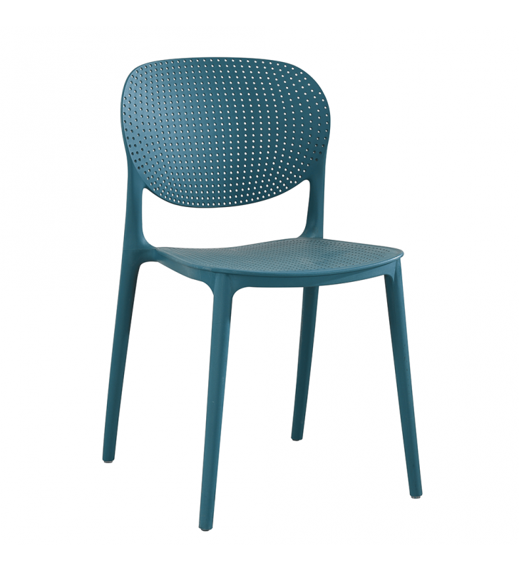 Rakásolható szék, kék, FEDRA