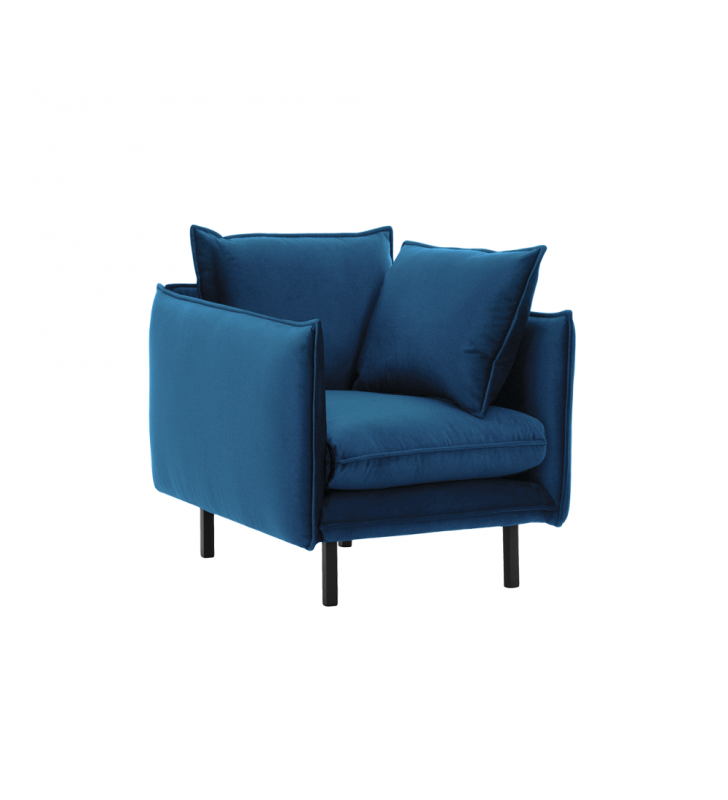 Luxus fotel, párizsi kék, VINSON 1